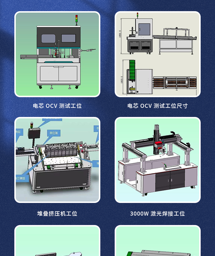 方壳电芯模组PACK生产线非标定制自动化大单体电池生产线(图8)