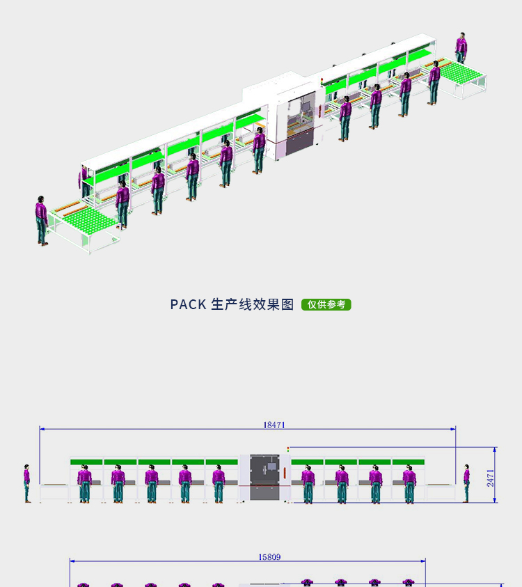 方壳电池pack生产线非标定制方形锂电池模组pack组装线(图6)